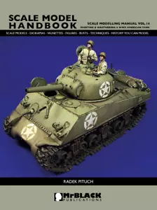 Mr Black Scale Modelling Manual (14) Paperback Book Painting Weathering US Tank - Picture 1 of 8