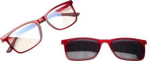 Neu! Wavebalance - BlueDuo, Cruise, blaue lichtreduzierende Brille purpurrote Flut rot - Bild 1 von 4