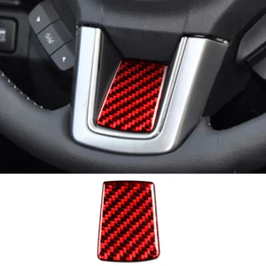 Red Carbon Fiber Steering Wheel Lower Panel Trim Fit For Subaru Forester 2013-18 - Imagen 1 de 12