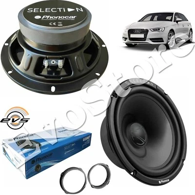 Coppia Casse Altoparlanti Anteriori Woofer 20cm Phonocar Audi A3 8V+ supporti - Immagine 1 di 4