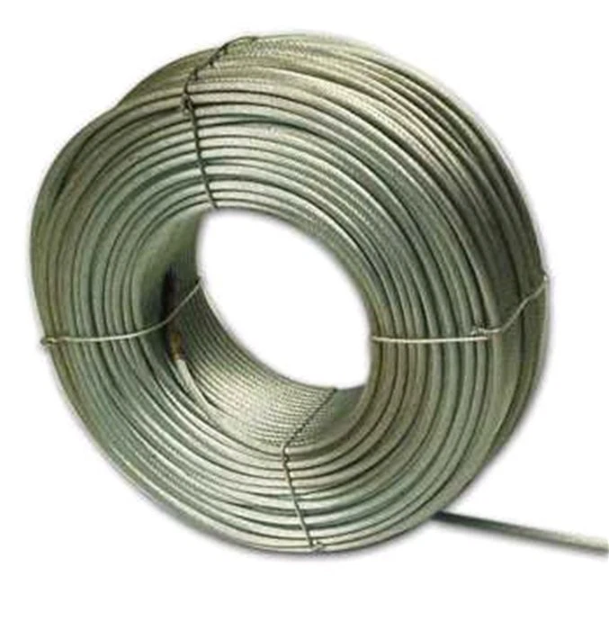 100 MT - FUNE IN ACCIAIO ZINCATO ANTIGIREVOLE MM. 6 133F - Immagine 1 di 1