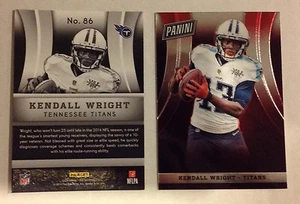 KENDALL WRIGHT #86 TITANS RC 2014 Panini National VIP Party Gold Packs 200 Made - Picture 1 of 1