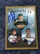 1998 Topps Prospects Ryan Anderson Chris Enochs Bruce Chen #210 Rookie RC