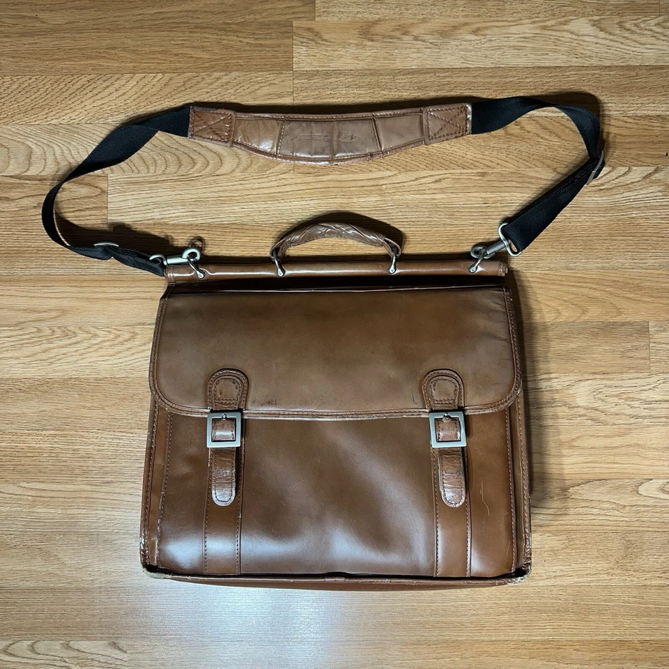 McKlein EE. UU. Cuero Mensajero Bolso Cartera Laptop Maletín Correa para el Hombro Foto 1 de 4