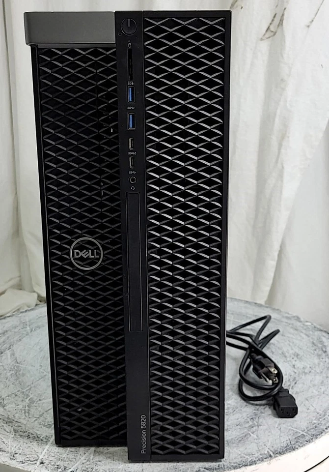 DELL PRECISION 5820 TOWER D02T Server XEON W-2123 8GB 512GB P2000 SEE NOTES - Image 1 of 4