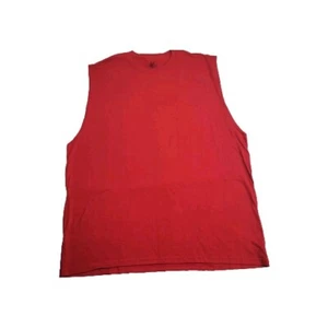 Camisa sin mangas Fruit of the Loom para hombre talla 2XL roja brillante lisa - Imagen 1 de 6