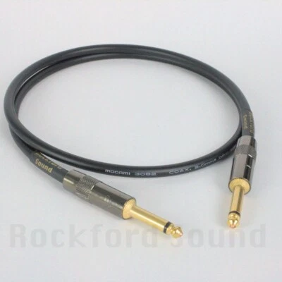 Mogami W3082 High Clarity Speaker Cable | 5 FT | Gold G&H Straight to Straight - Image 1 of 3