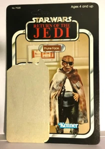 Vintage Star Wars PRUNE FACE 1984 Kenner ROTJ: 79A back cardback - Picture 1 of 5