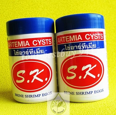 100g Best Quality Artemia Cysts Brine Shrimp Egg Pet Fish New Hatched Killifish - Image 1 of 4