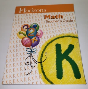 Horizons Math Kindergarten Teacher's Guide Alpha Omega Additional Worksheets - Picture 1 of 2