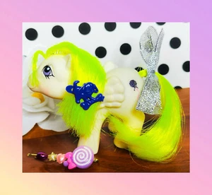 ❤️My Little Pony G1 VTG Baby Surprise Pegasus 1983 Purple Glitter Balloon❤️ - Picture 1 of 12