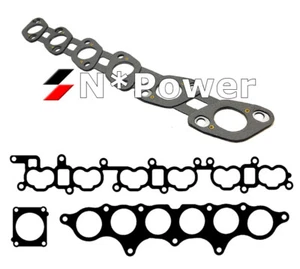 EXHAUST INTAKE MANIFOLD GASKET SET FOR NISSAN RB25DET NEO SKYLINE R34 STAGEA C34 - Picture 1 of 2