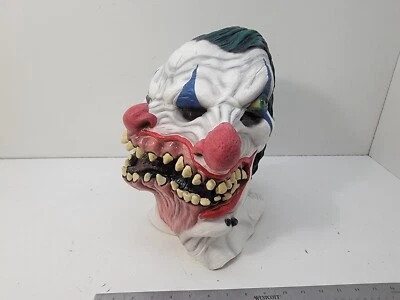 Adult Siamese Clown Halloween Rubber Mask Cosplay - Image 1 of 4