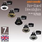 LED Fire Rated Recessed Downlights Modern Fitting Bathroom Ceiling Spot Lights