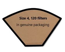 Size 2 Size 4 Unbleached Brown Coffee Filter Papers Cones. German Top Quality!