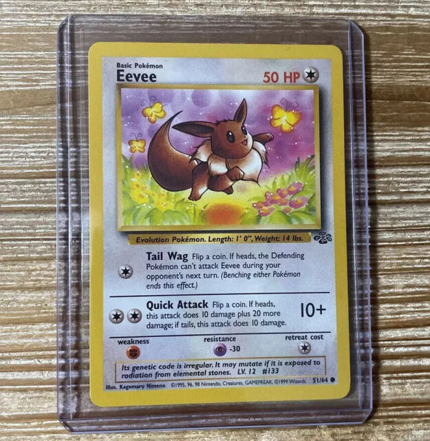 Evoli 51/64 1st edition jungle **RARE** - Pokemon