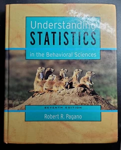 Understanding Statistics in the Behavioral Sciences by Robert R.Pagano 7th Ed - Picture 1 of 2