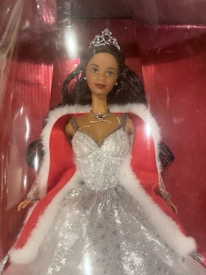 African American 2001 Holiday Celebration Barbie Crystalline Gown NRFB Box Wear - Image 1 of 4