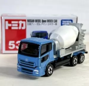 Takara Tomy Tomica No.053 Nissan Diesel Quon Mixer Truck - Picture 1 of 12