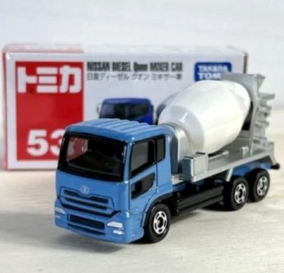 Camión mezclador Takara Tomy Tomica No.053 Nissan diésel Quon Foto 1 de 4