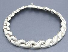 Mexican 970 Sterling Silver Choker Style Necklace - J Veles Taxco