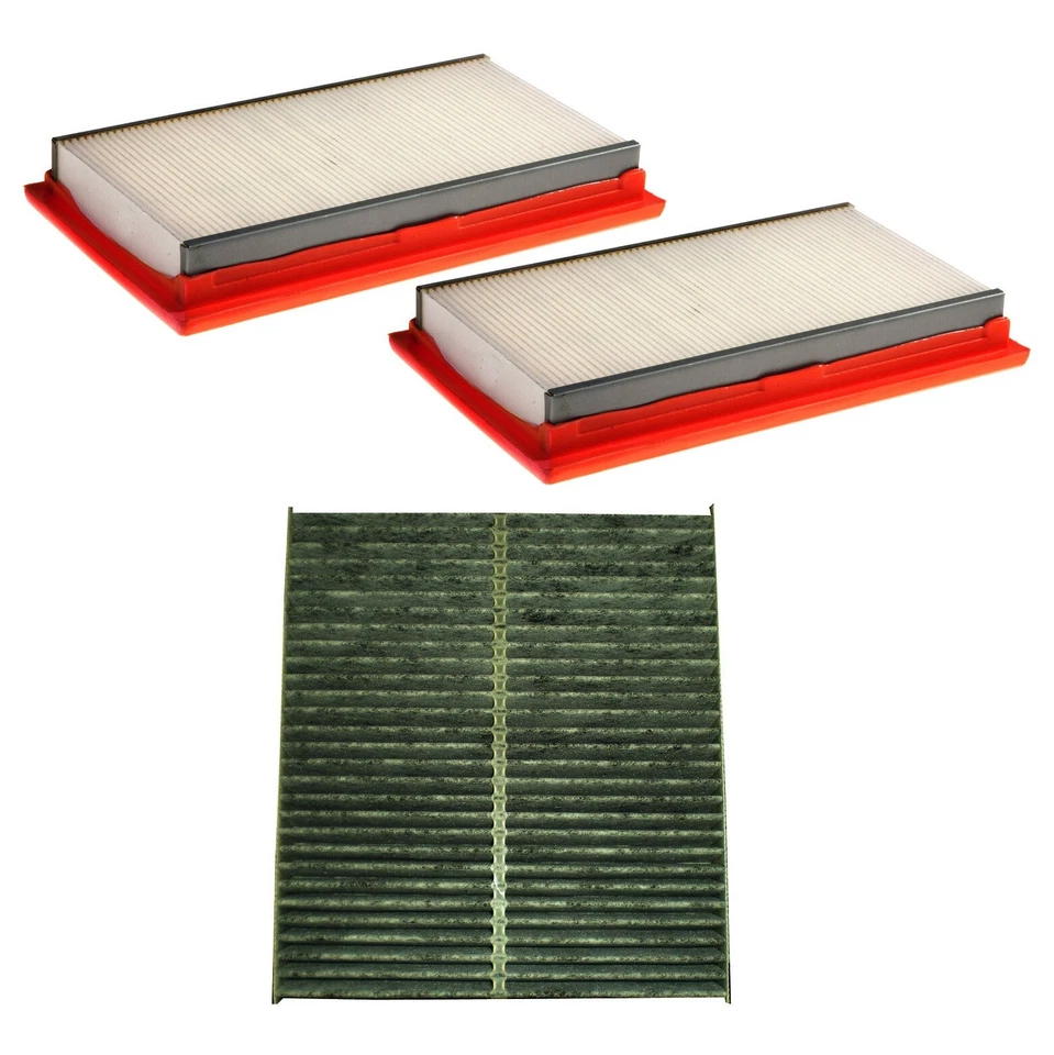 Juego de 2 filtros de cabina de aire y 1 de carbono ACDelco Pro para Infiniti Q50 3.5 3.7 V6 Foto 1 de 1