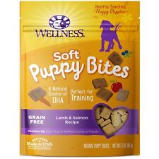 Wellness Soft Puppy Bites Natural Grain-Free Treats for Training, Dog Treats wit