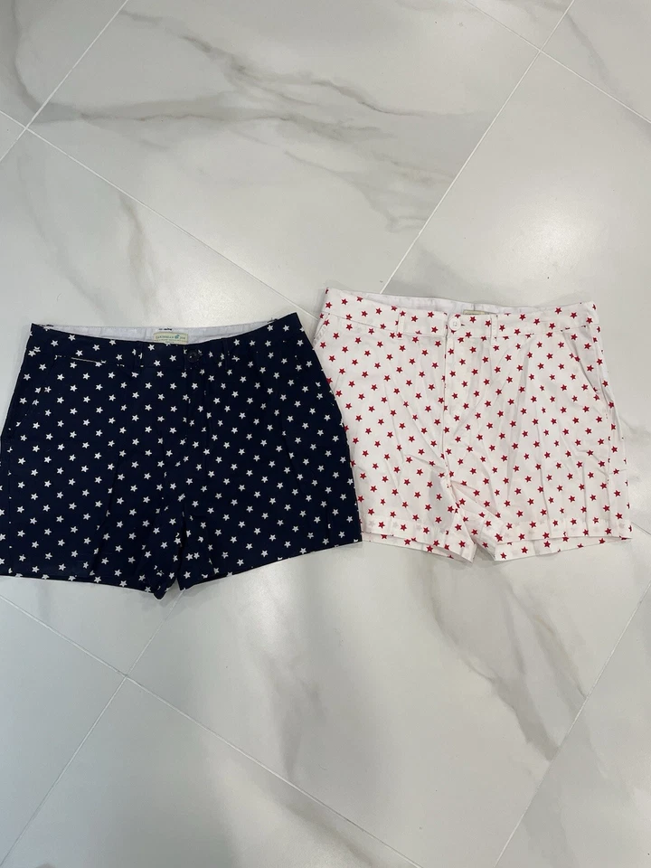 Pantalones cortos Caribbean Joe Star para mujer (lote de 2) talla 10P Foto 1 de 4