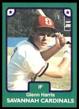 1984 TCMA Savannah Cardinals Glenn Harris Savannah Cardinals #448