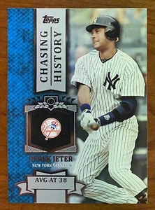 2013 Topps Chasing History Insert DEREK JETER #CH-37 HOF Yankees - Picture 1 of 2