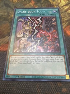 Stake Your Soul! MP24-DE142 YUGIOH FEHLDRUCK Secret Rare. (Beschreibung lesen) - Bild 1 von 1