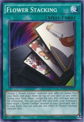 Flower Stacking - INOV-EN055 - Common - Unlimited Edition - Lightly Played - Image 1 of 1