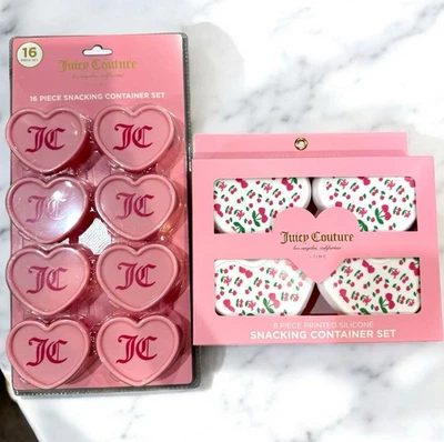 Juicy Couture Home 24pc Snacking Container / Set Of 2 - Image 1 of 4