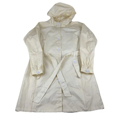 Chaqueta de lluvia Columbia amarilla pálida para mujer, talla grande Foto 1 de 4