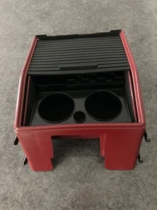 1985 Red Original OEM Plymouth Horizon Forward Console Cupholder/Bin - Picture 1 of 15