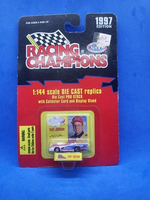 Kurt Johnson NASCAR Racing Champions escala 1:144 Die Cast réplica 1997 vintage Foto 1 de 4