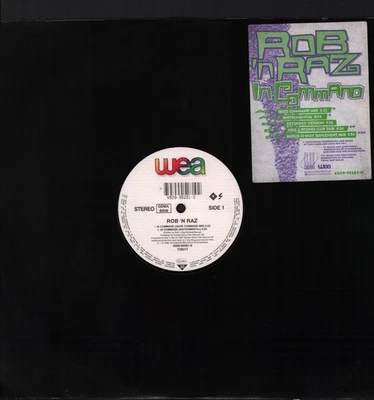 Rob 'n' Raz In Command 12" vinyl Germany Wea 1994 in generic sleeve with info - Image 1 of 4