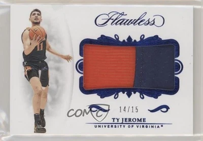 2019-20 Panini Flawless Collegiate Rookie Sapphire /15 Ty Jerome #26 Patch RC - Image 1 of 2