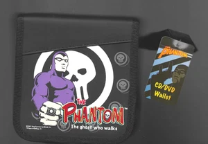 The Phantom The Ghost Who Walks CD/DVD Wallet by Lee Falk NEW with Hanging Tag - Picture 1 of 3