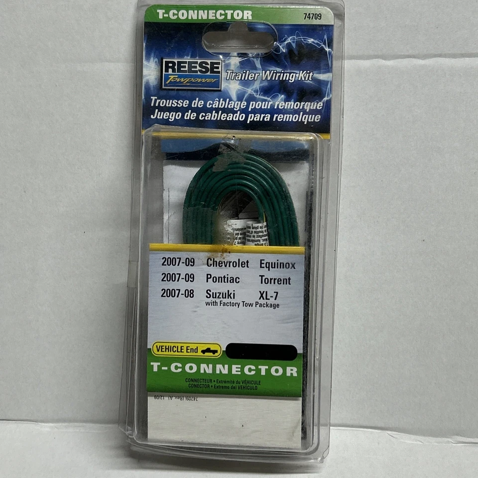 Potencia de remolque Reese 74709 se adapta a: Chevy Equinox 2007-2009/Pontiac Torrent/Suzuki XL-7 Foto 1 de 2