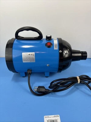 Modelo secador de pelo para mascotas. SH 168 - Azul, sin manguera/accesorios, ¡muy potente! Foto 1 de 4