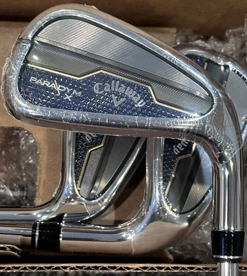 Callaway Paradym X Forged Iron Set 6-AW Regular Flex Steel Elevate MPH 85 NEW! - Image 1 of 4