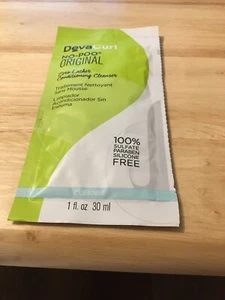 DEVACURL No-Poo Zero Lather Conditioning Cleanser Sample Packet 1 fl oz - Picture 1 of 3