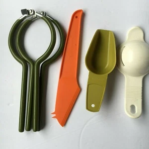 Vintage Kitchen Utensils Tupperware Cheese Cutter, Pedrini Egg Separator, Jar  - Picture 1 of 11