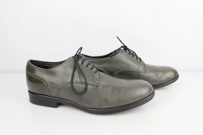 Minelli Zapatos Oxford Zapatos Cordones Mujer Todo Cuero Gris T 40,5 - Imagen 1 de 4