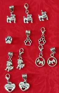 PLATA ANTIGUA - PERRO - GATO - AMIGO - IMPRESIÓN PATA - PATAS - FAMILIA - ENCANTO BULLDOG - Imagen 1 de 38