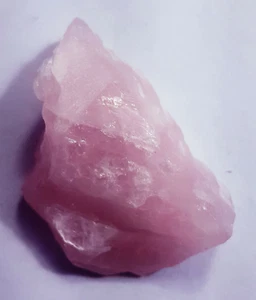 100% Natural Pink Rose Quartz Crystal Rough Loose Gemstone 186.30 Ct Certified - Picture 1 of 6