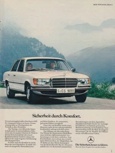 Mercedes-Benz 350 SE (W116) - Reklame Werbeanzeige Original-Werbung 1976 - Bild 1 von 1