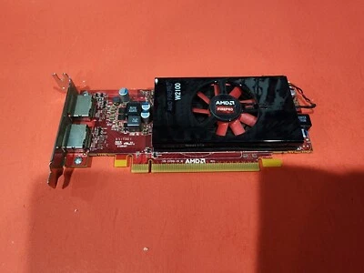AMD FirePro W2100 2GB DDR3 PCIe x8 Dual DisplayPort Video Card Dell 2P8XT - Image 1 of 3