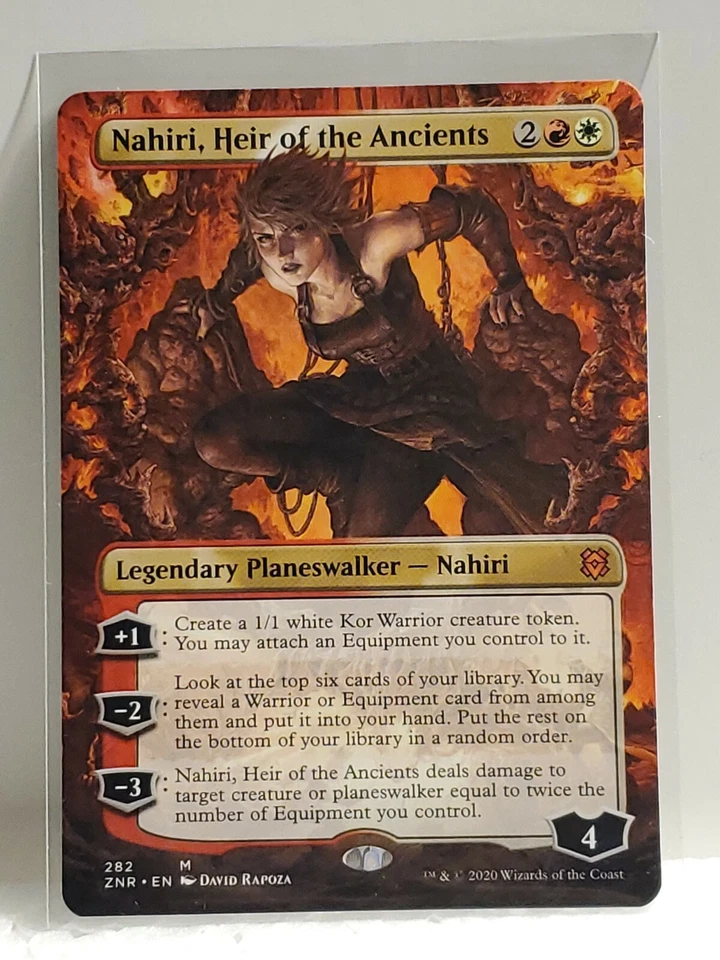 Nahiri, Heir of the Ancients | BORDERLESS | MYTHIC RARE| Zendikar |MINT - Image 1 of 1